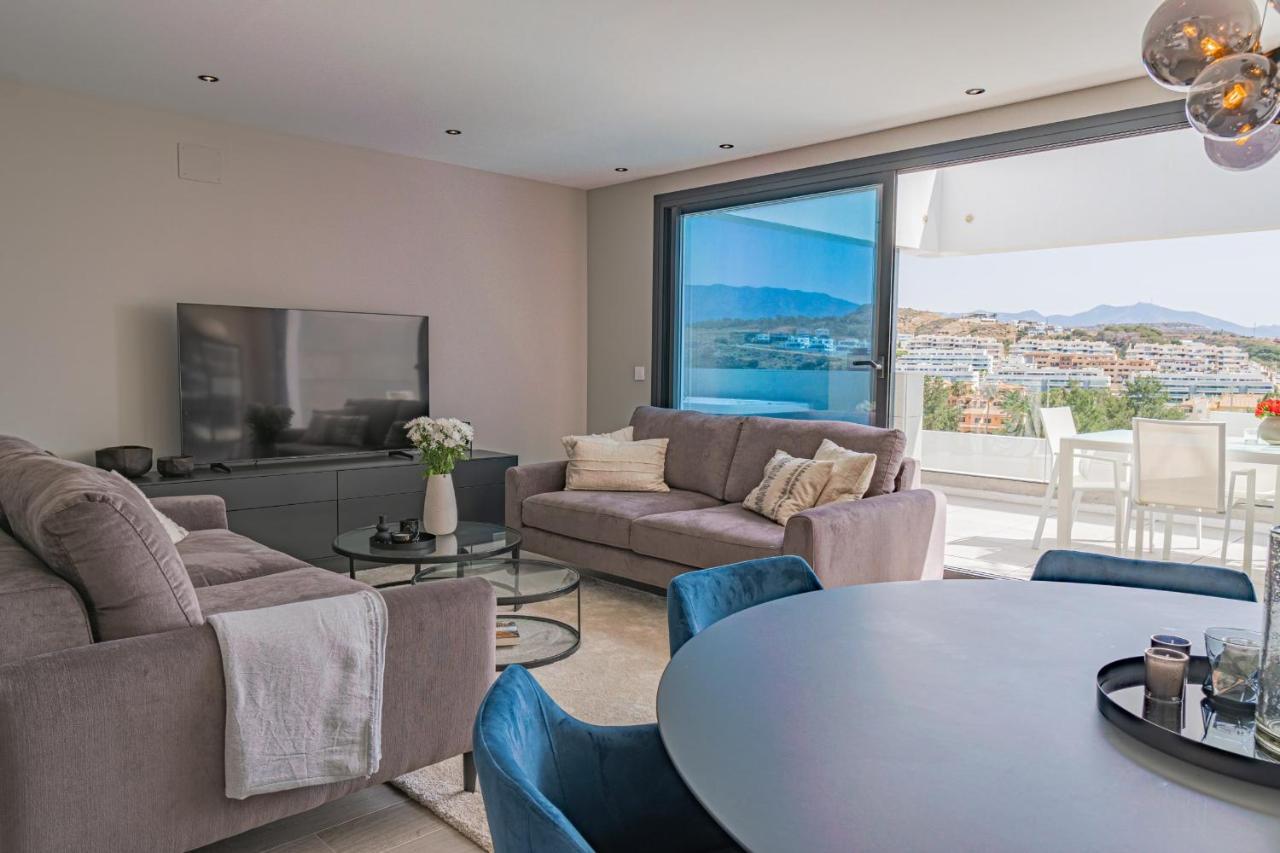 Apartament Magnificent Frontline Golf Penthouse In Navigolf La Cala De Mijas Zewnętrze zdjęcie